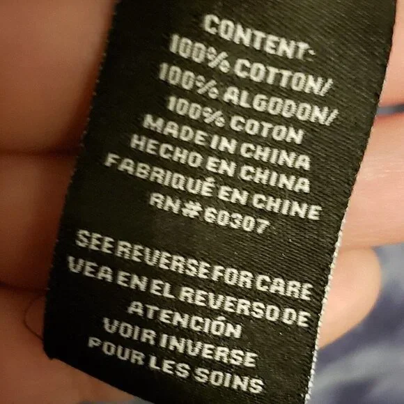 Union Sea//Wa Blue Tie Dye Button Down Cotton Shirt - Picture 4 of 4